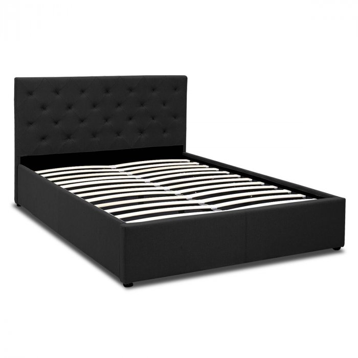 Queen Fabric Gas Lift Bed Frame With, Queen Lift Bed Frame