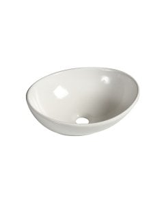 Ceramic Oval Basin Hand Wash Bowl Bathroom Sink  Counter Top Vanity