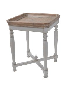 Handcrafted Shabby Square Side Table Reclaimed Hardwood Decor