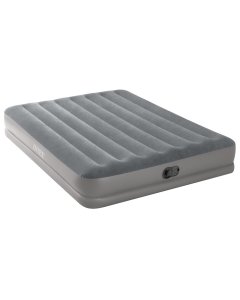 Intex Queen Dura-Beam Prestige Gray Airbed with Fastfill USB Pump