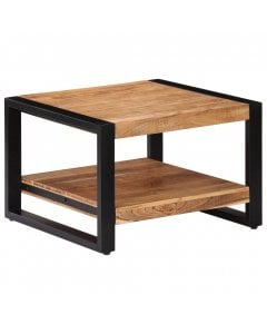 Coffee Table 60x60x40 Cm Solid Acacia Wood