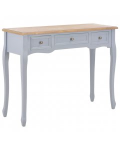 Dressing Console Table With 3 Drawers Grey