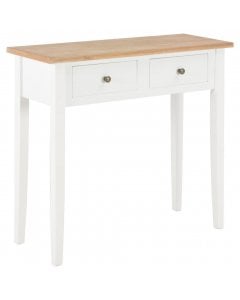 Dressing Console Table White 79x30x74 Cm Wood