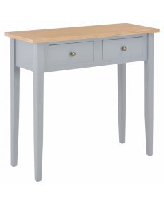 Dressing Console Table Grey 79x30x74 Cm Wood