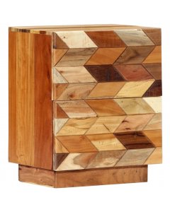 Bedside Cabinet 40x30x50 Cm Solid Reclaimed Wood