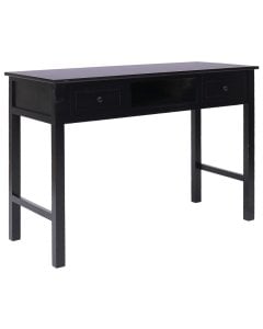 Writing Desk Black 110x45x76 Cm Wood