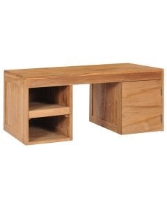 Coffee Table 90x50x40 Cm Solid Teak Wood