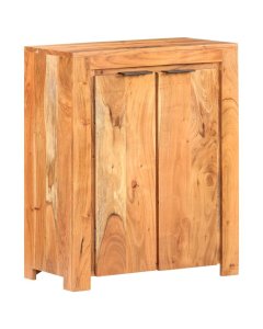Side Cabinet  59x33x75 Cm Solid Acacia Wood