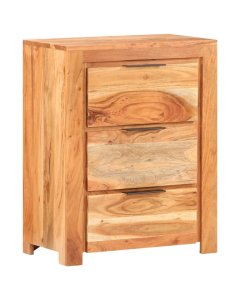 Sideboard 59x33x75 Cm Solid Acacia Wood