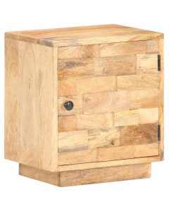Bedside Cabinet 40x30x45 Cm Solid Mango Wood