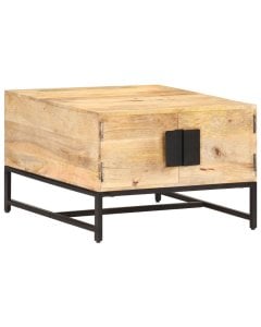 Coffee Table 67x67x45 Cm Solid Mango Wood