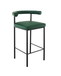 Sarantino Cedric Bar Stool - Green