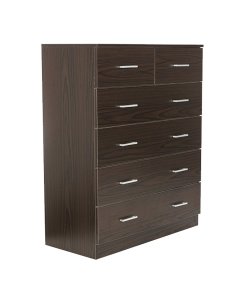 Tallboy Dresser 6 Chest of Drawers Cabinet 85 x 39.5 x 105 - Brown