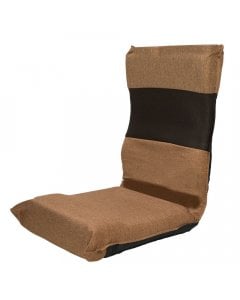 Adjustable  Floor Gaming Lounge Chair 98 x 46 x 19cm - Light Brown
