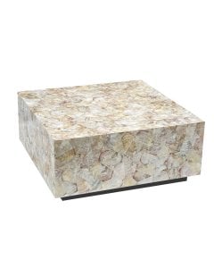 Cluster Mother Of Pearl Hand Made Coffee Table