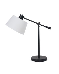 Sarantino Adjustable Metal Table Lamp - Black