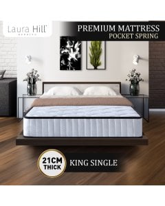 Laura Hill Pocket Spring Mattress - King Single