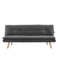 Cloud Plush Tufted Sofa Bed with Splayed Legs by Sarantino - Dark Grey