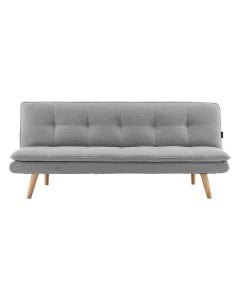 Cloud Plush Tufted Sofa Bed with Splayed Legs by Sarantino - Light Grey