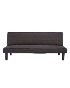 Luna Minimalist 3-Seater Sofa Bed by Sarantino - Black