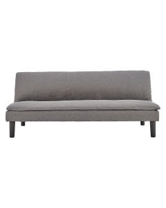 Selena 3-Seater Fabric Sofa Bed with Stitching by Sarantino - Dark Grey