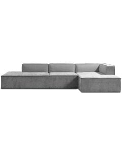 Sarantino Vani 3 Seater Modular Sofa Set - Light Grey