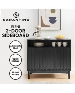 Sarantino Eleni 2-Door Sideboard - Black