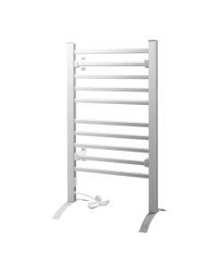 Heated Towel Rail Rack Bathroom  Electric Rails  Clothes 10 Rungs