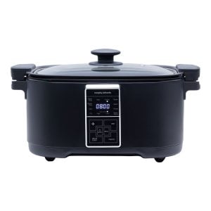 Morphy Richards digital 6.5L slow cooker in matte black